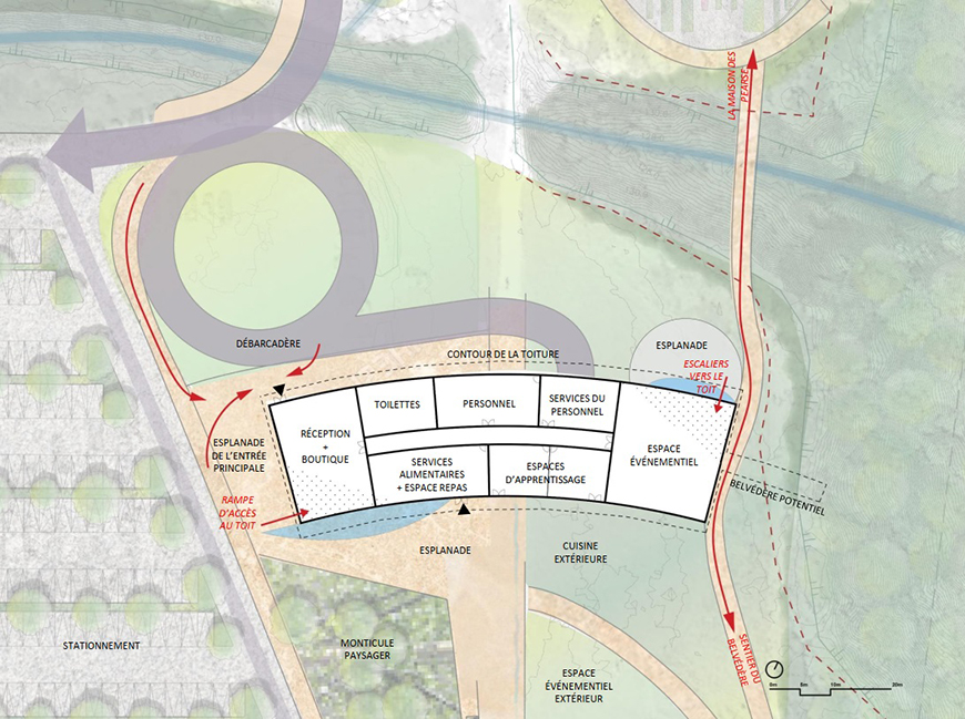 Concept 2 plan du batiment