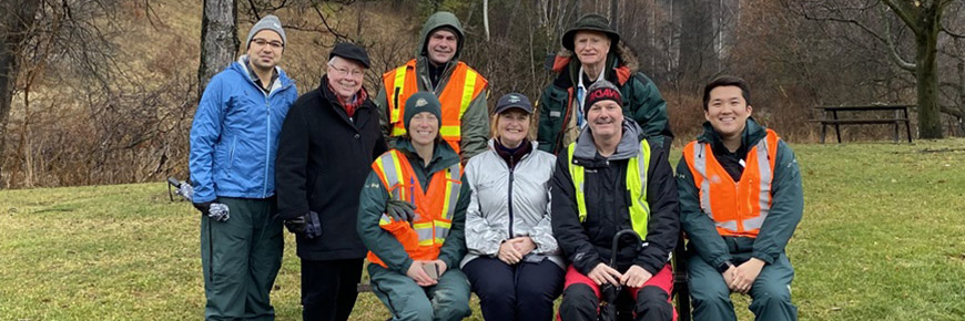 On February 16th, 17th, 21st, and 22nd, Rouge National Urban Park hosted local community tours of the Rouge Beach and proposed trail options.