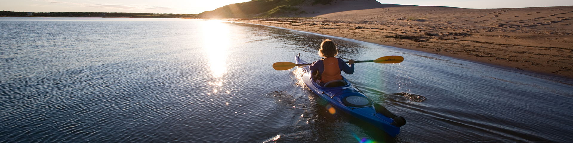 Sea kayaking on Tracadie Bay 