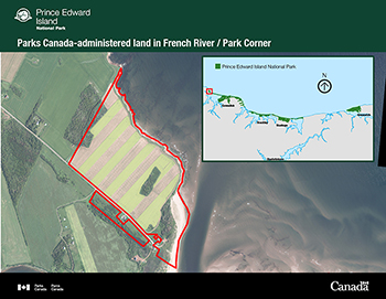 Map of French River - Park Corner