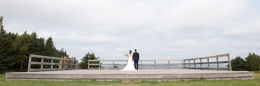 Wedding at Port-la-Joye–Fort Amherst National Historic Site.
