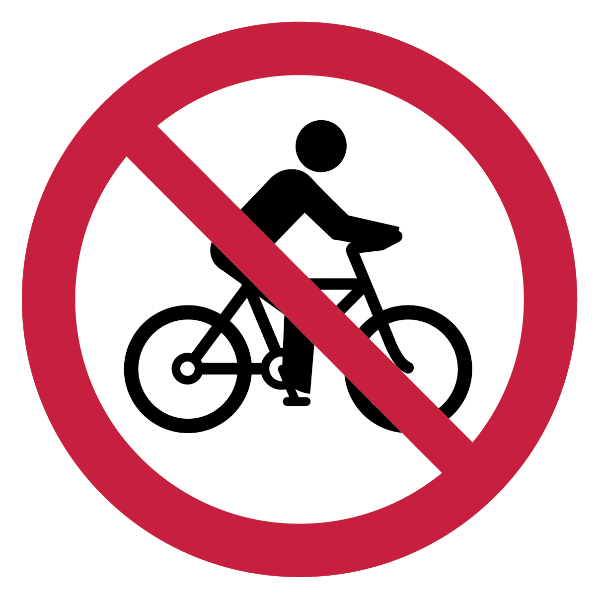 interdiction de faire du vélo