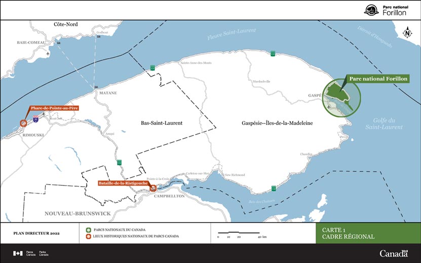 Carte 1 : Cadre régional — La version textuelle suit.