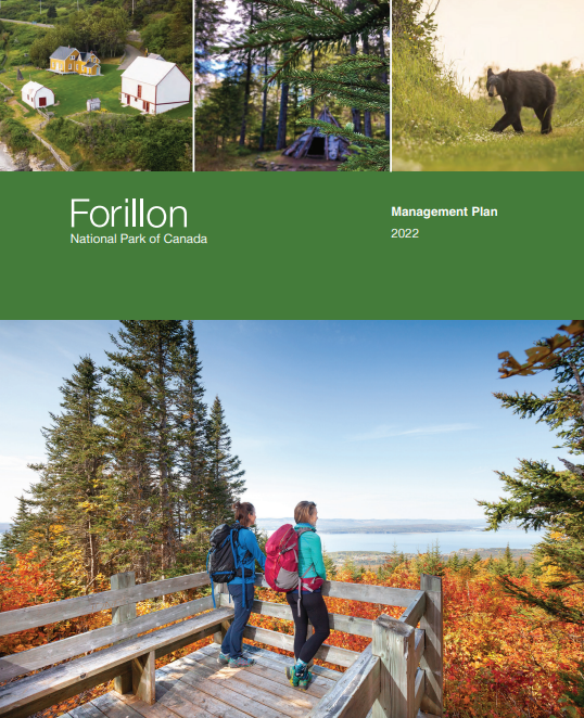 The cover page of the management plan.