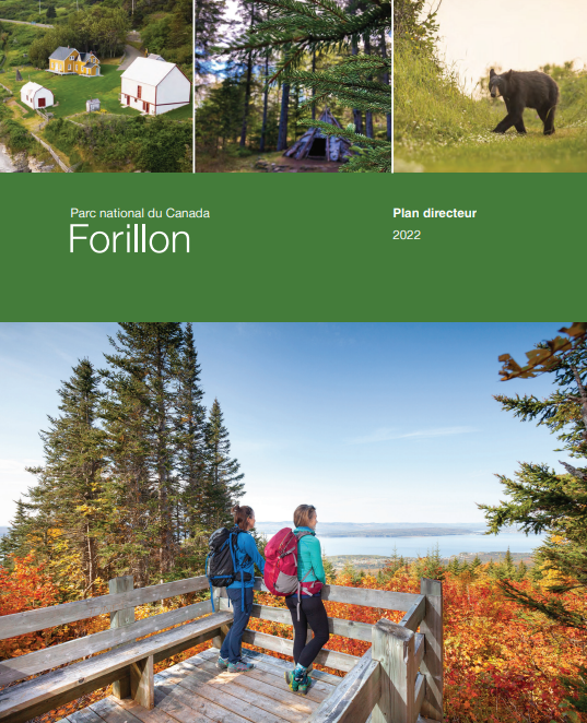 La page de couverture du plan directeur.