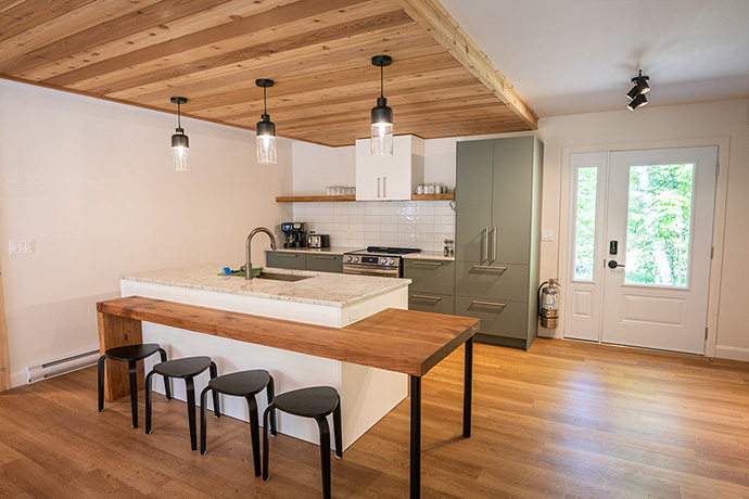 View of the kitchen table