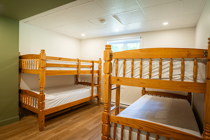 Basement dormitory.