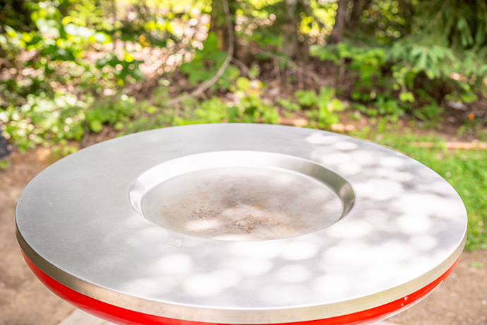 Top of an electric plancha.