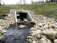 Culvert changed at km 29 of the Parkway - AFTER