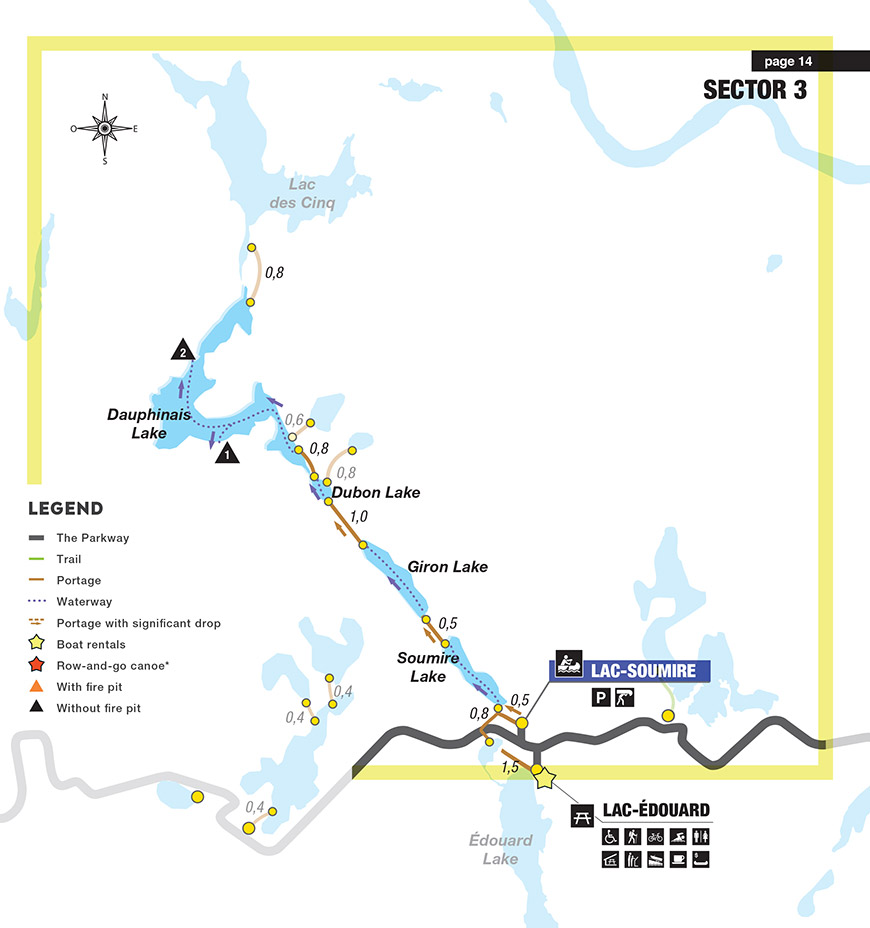 Dauphinais Lake sector map