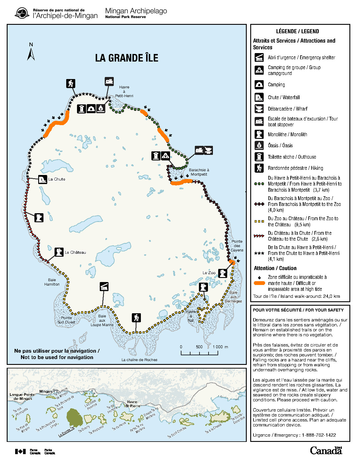 Carte de la Grande Île