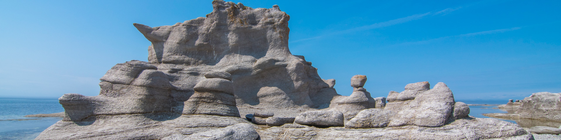Monolith called Le Château at La Grande Île