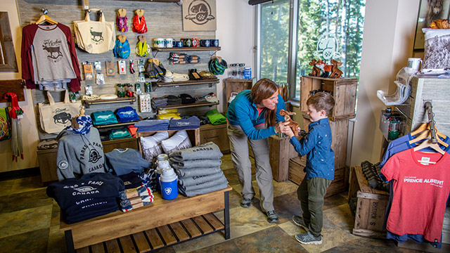 Visitor Centre in Waskesiu in Prince Albert National Park.