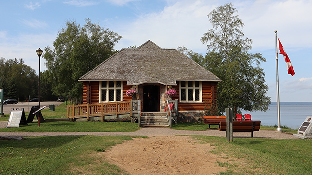 Nature Centre in Waskesiu in Prince Albert National Park.