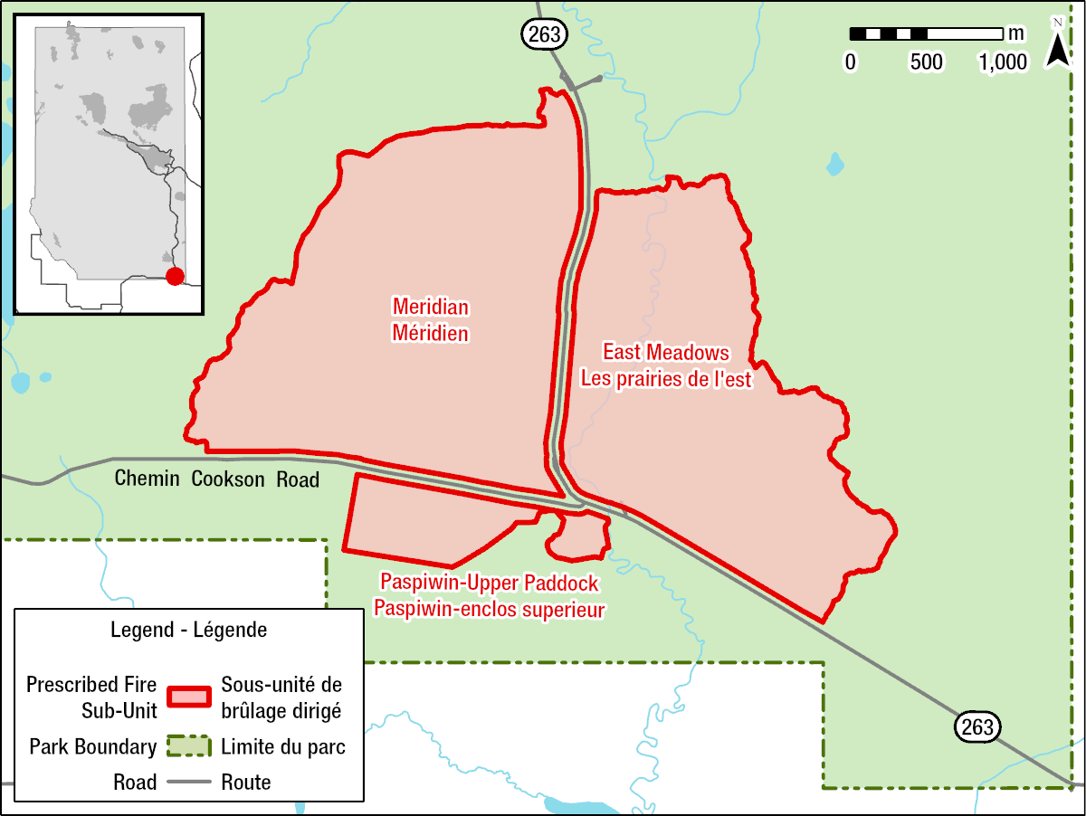 Map: South End Meadows Prescribed Fire