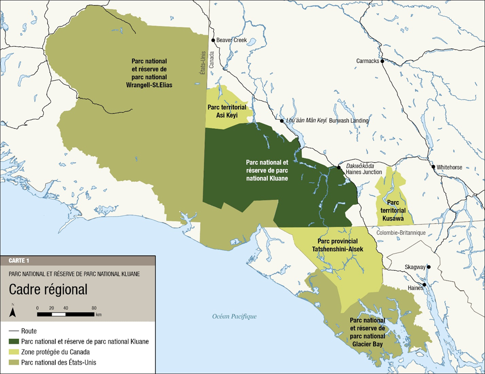 Carte 1 : Cadre régional — Version textuelle suit