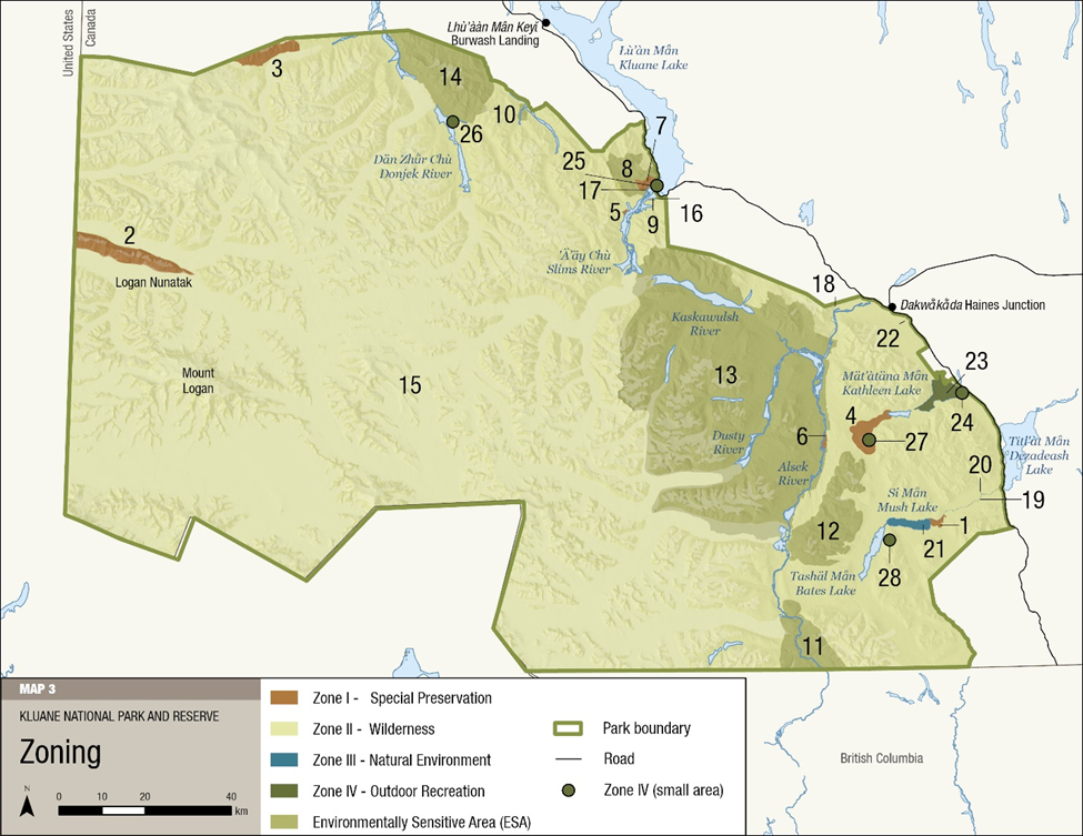 Map 3: Zoning — Text description follows