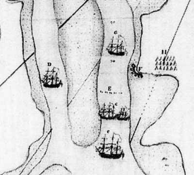 Map of the Restigouche River, Canada