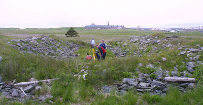 Laser scanning of the French powder magazine