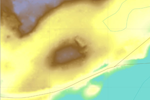 Battery feature  visible with LIDAR